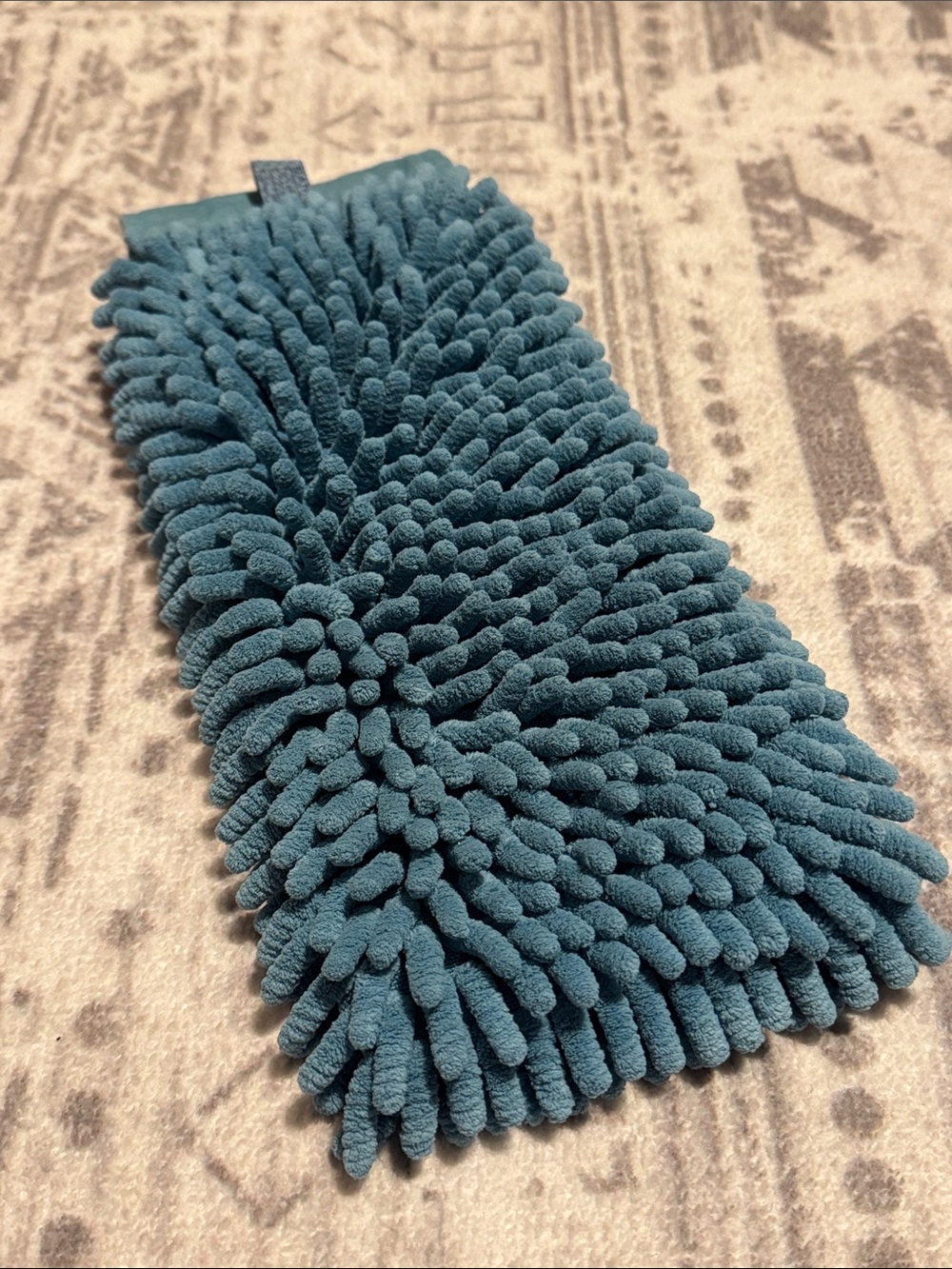 Norwex Teal Chenille Hand Towel - Picture 6 of 6